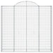 Coșuri gabion arcuite 6 buc, 200x30x180/200cm, fier galvanizat - WALTI WALTI