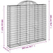 Coșuri gabion arcuite 6 buc, 200x30x180/200cm, fier galvanizat - WALTI WALTI