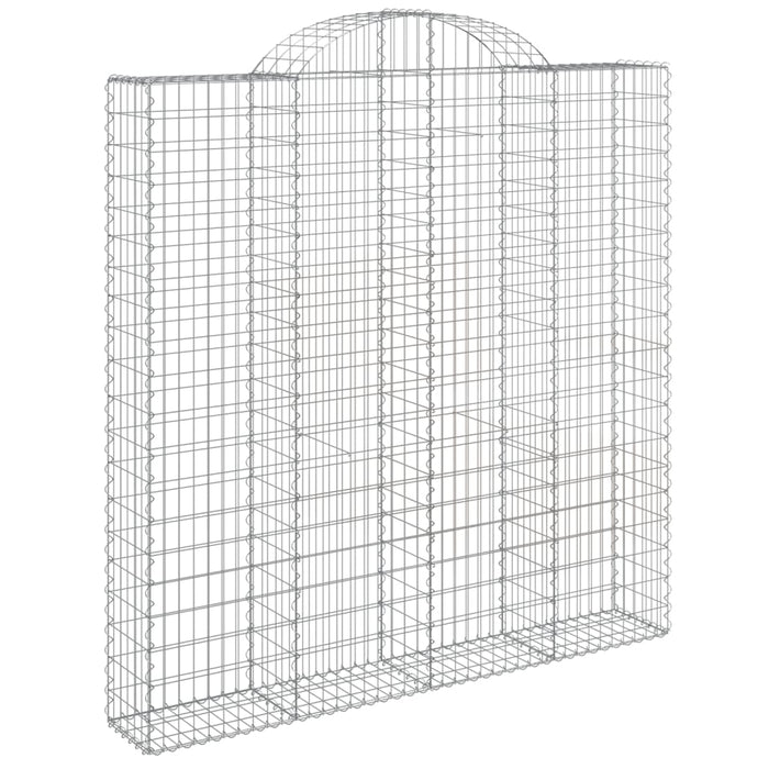 Coșuri gabion arcuite 3 buc. 200x30x200/220 cm fier galvanizat WALTI