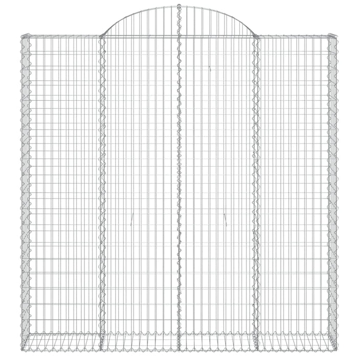 Coșuri gabion arcuite 7 buc. 200x30x200/220 cm fier galvanizat WALTI