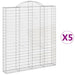 Coșuri gabion arcuite, 5 buc 200x30x220/240cm, fier galvanizat - WALTI WALTI