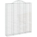 Coșuri gabion arcuite, 6 buc 200x30x220/240cm, fier galvanizat - WALTI WALTI