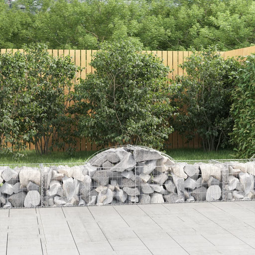 Coșuri gabion arcuite 5 buc, 200x50x40/60 cm, fier galvanizat - WALTI WALTI