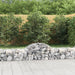 Coșuri gabion arcuite 5 buc, 200x50x40/60 cm, fier galvanizat - WALTI WALTI