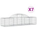 Coșuri gabion arcuite 7 buc, 200x50x40/60 cm, fier galvanizat - WALTI WALTI