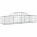 Coșuri gabion arcuite 7 buc, 200x50x40/60 cm, fier galvanizat - WALTI WALTI