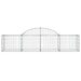 Coșuri gabion arcuite 8 buc, 200x50x40/60 cm, fier galvanizat - WALTI WALTI