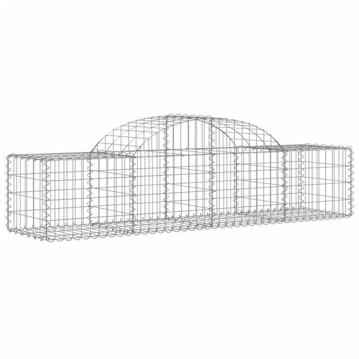 Coșuri gabion arcuite 9 buc, 200x50x40/60 cm, fier galvanizat - WALTI WALTI