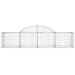 Coșuri gabion arcuite 9 buc, 200x50x40/60 cm, fier galvanizat - WALTI WALTI