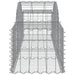 Coșuri gabion arcuite 9 buc, 200x50x40/60 cm, fier galvanizat - WALTI WALTI