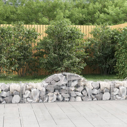 Coșuri gabion arcuite 11 buc, 200x50x40/60 cm, fier galvanizat - WALTI WALTI
