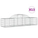 Coșuri gabion arcuite 13 buc, 200x50x40/60 cm, fier galvanizat - WALTI WALTI
