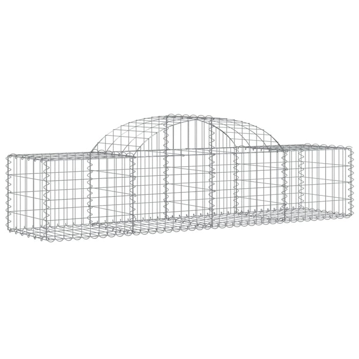 Coșuri gabion arcuite 13 buc, 200x50x40/60 cm, fier galvanizat - WALTI WALTI