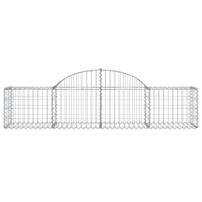 Coșuri gabion arcuite 13 buc, 200x50x40/60 cm, fier galvanizat - WALTI WALTI