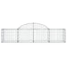 Coșuri gabion arcuite 13 buc, 200x50x40/60 cm, fier galvanizat - WALTI WALTI