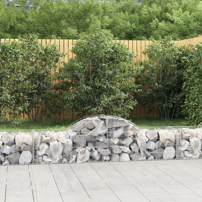 Coșuri gabion arcuite 13 buc, 200x50x40/60 cm, fier galvanizat - WALTI WALTI