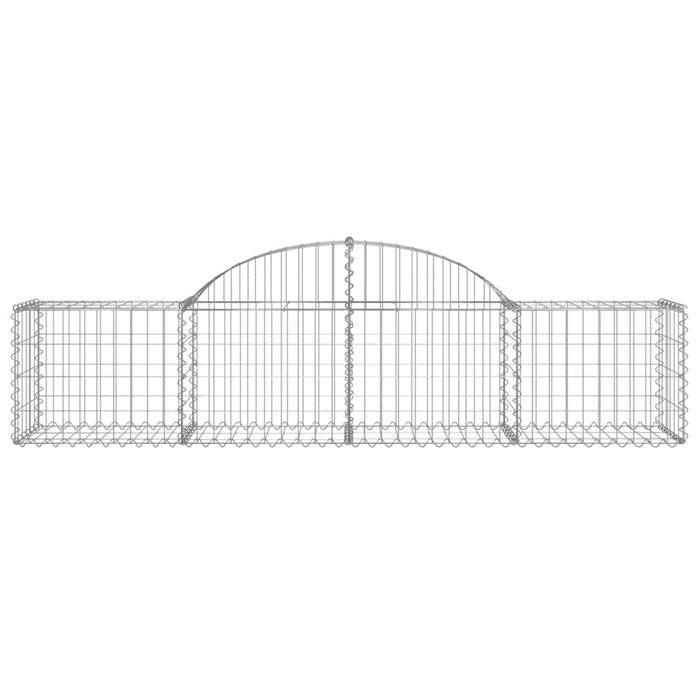 Coșuri gabion arcuite 15 buc, 200x50x40/60 cm, fier galvanizat - WALTI WALTI