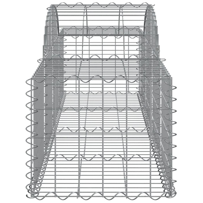 Coșuri gabion arcuite 20 buc, 200x50x40/60 cm, fier galvanizat - WALTI WALTI