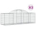 Coșuri gabion arcuite 3 buc, 200x50x60/80 cm, fier galvanizat - WALTI WALTI