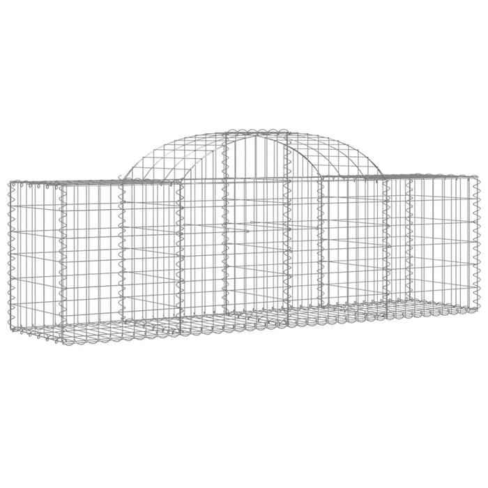 Coșuri gabion arcuite 3 buc, 200x50x60/80 cm, fier galvanizat - WALTI WALTI