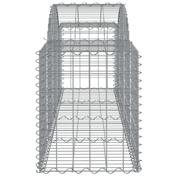 Coșuri gabion arcuite 3 buc, 200x50x60/80 cm, fier galvanizat - WALTI WALTI