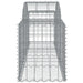 Coșuri gabion arcuite 3 buc, 200x50x60/80 cm, fier galvanizat - WALTI WALTI