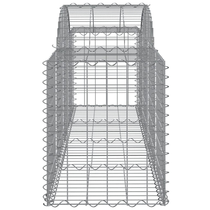 Coșuri gabion arcuite 4 buc, 200x50x60/80 cm, fier galvanizat - WALTI WALTI