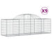 Coșuri gabion arcuite 9 buc, 200x50x60/80 cm, fier galvanizat - WALTI WALTI