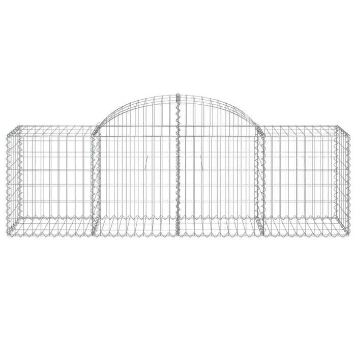 Coșuri gabion arcuite 10 buc, 200x50x60/80 cm, fier galvanizat - WALTI WALTI