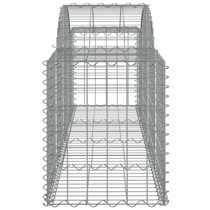 Coșuri gabion arcuite 10 buc, 200x50x60/80 cm, fier galvanizat - WALTI WALTI