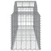 Coșuri gabion arcuite 11 buc, 200x50x60/80 cm, fier galvanizat - WALTI WALTI