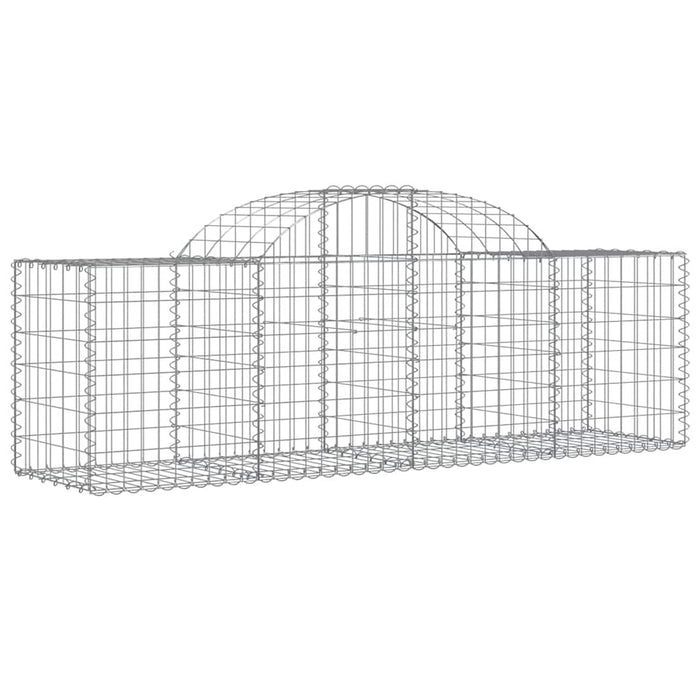 Coșuri gabion arcuite 12 buc, 200x50x60/80 cm, fier galvanizat - WALTI WALTI