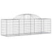Coșuri gabion arcuite 12 buc, 200x50x60/80 cm, fier galvanizat - WALTI WALTI