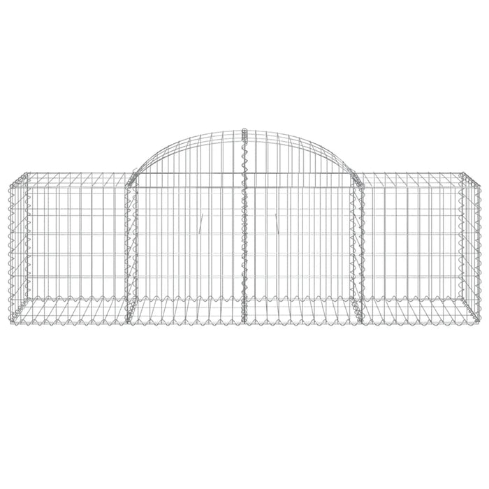 Coșuri gabion arcuite 12 buc, 200x50x60/80 cm, fier galvanizat - WALTI WALTI