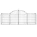 Coșuri gabion arcuite 12 buc, 200x50x60/80 cm, fier galvanizat - WALTI WALTI