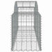Coșuri gabion arcuite 12 buc, 200x50x60/80 cm, fier galvanizat - WALTI WALTI