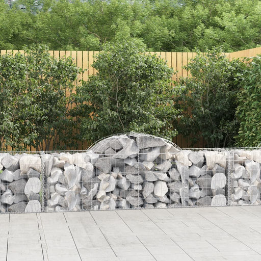 Coșuri gabion arcuite 14 buc, 200x50x60/80 cm, fier galvanizat - WALTI WALTI