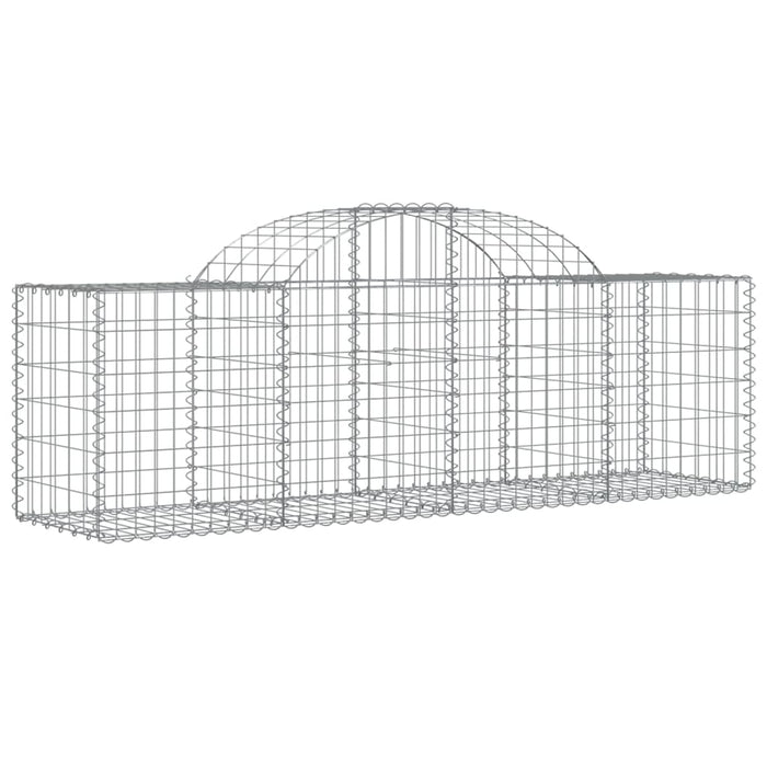 Coșuri gabion arcuite 18 buc, 200x50x60/80 cm, fier galvanizat - WALTI WALTI