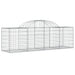 Coșuri gabion arcuite 18 buc, 200x50x60/80 cm, fier galvanizat - WALTI WALTI