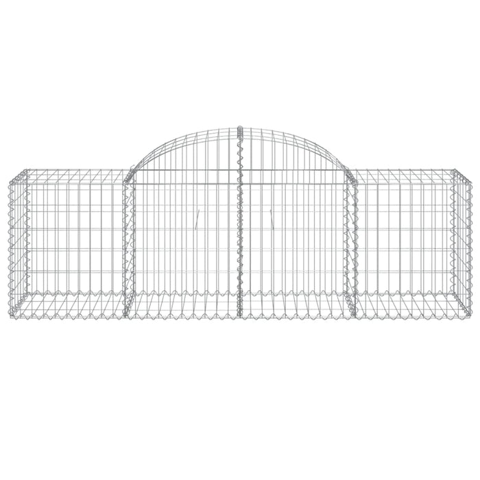 Coșuri gabion arcuite 25 buc, 200x50x60/80 cm, fier galvanizat - WALTI WALTI