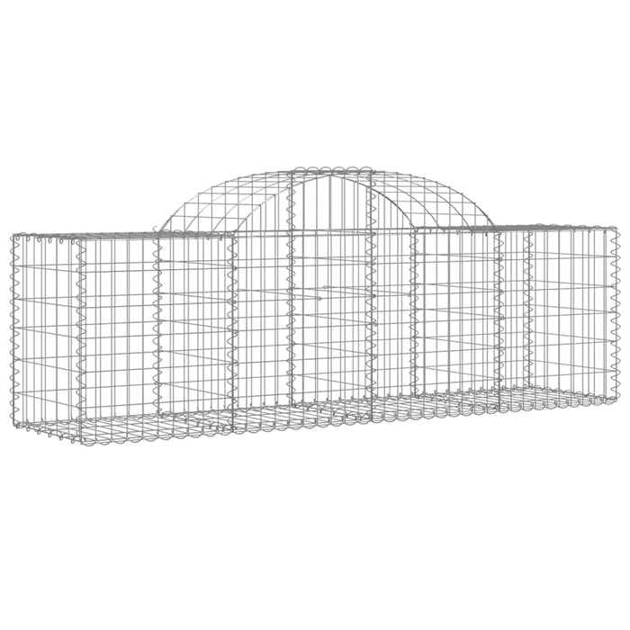 Coșuri gabion arcuite 30 buc, 200x50x60/80 cm, fier galvanizat - WALTI WALTI