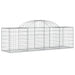 Coșuri gabion arcuite 30 buc, 200x50x60/80 cm, fier galvanizat - WALTI WALTI