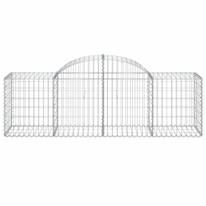 Coșuri gabion arcuite 40 buc, 200x50x60/80 cm, fier galvanizat - WALTI WALTI