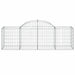 Coșuri gabion arcuite 40 buc, 200x50x60/80 cm, fier galvanizat - WALTI WALTI