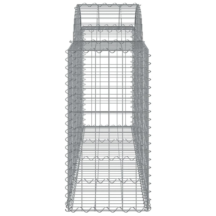 Coșuri gabion arcuite 2 buc, 200x50x80/100 cm, fier galvanizat - WALTI WALTI