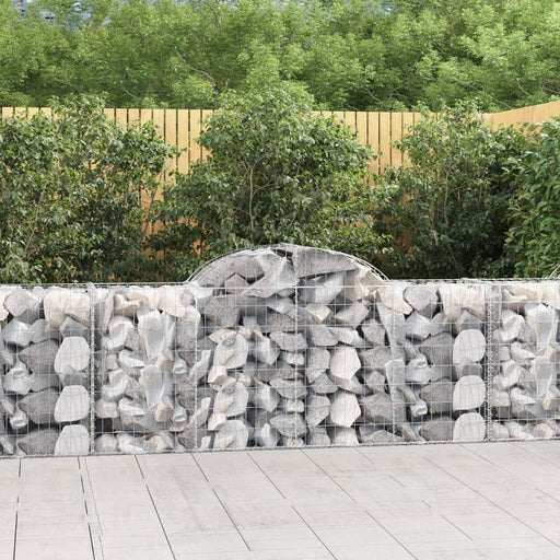 Coșuri gabion arcuite 2 buc, 200x50x80/100 cm, fier galvanizat - WALTI WALTI