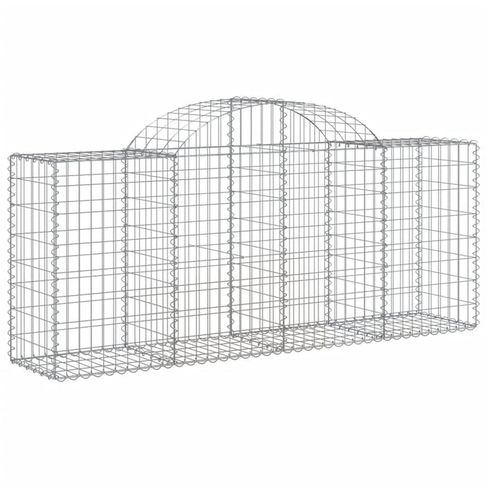 Coșuri gabion arcuite 3 buc, 200x50x80/100 cm, fier galvanizat - WALTI WALTI