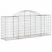 Coșuri gabion arcuite 3 buc, 200x50x80/100 cm, fier galvanizat - WALTI WALTI
