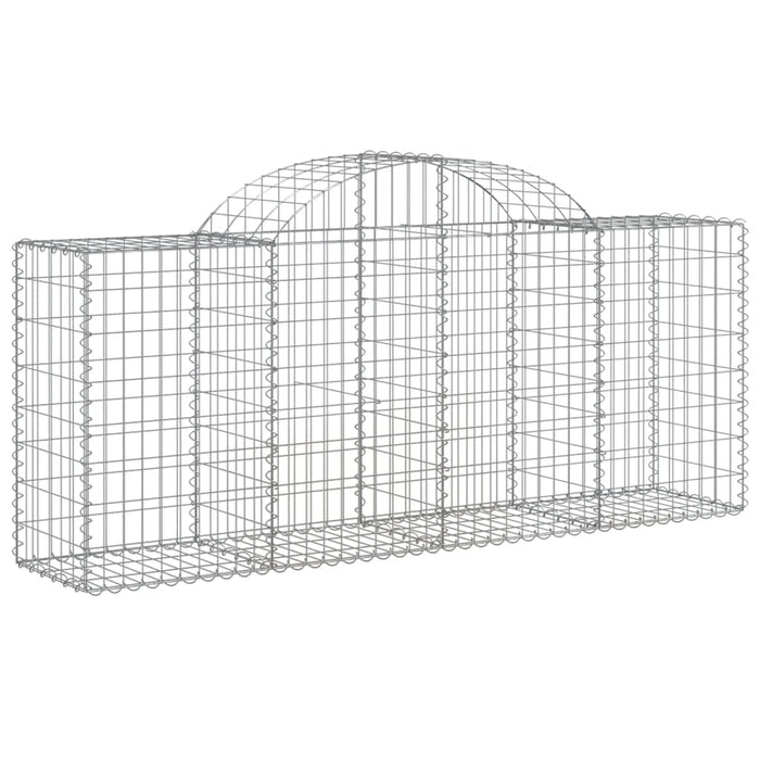 Coșuri gabion arcuite 11 buc, 200x50x80/100 cm, fier galvanizat - WALTI WALTI