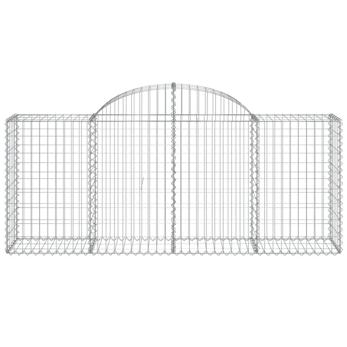 Coșuri gabion arcuite 11 buc, 200x50x80/100 cm, fier galvanizat - WALTI WALTI